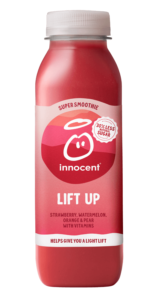 innocent super smoothies - fruit en groentesmoothies met extra vitaminen  (geen toegevoegde suiker), je dagelijkse portie fruit